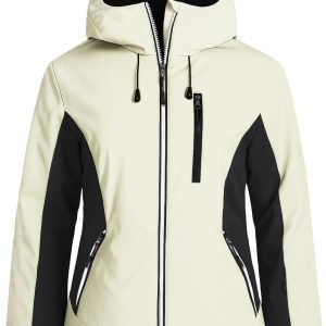 Women's Waterproof Winter Jacket Ski Snow Jacket Windproof Warm Rain Coat Insulated Sonwboard Hooded Jacket